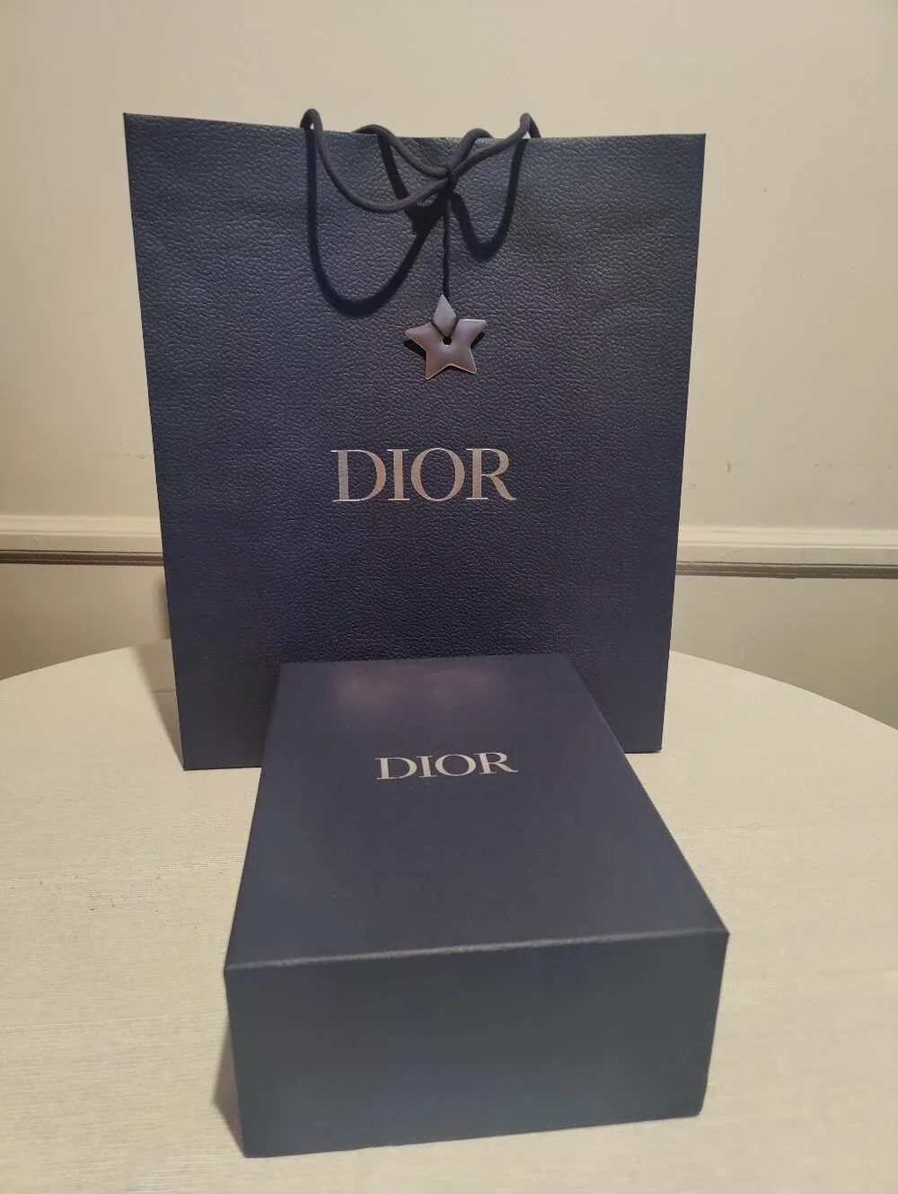 Dior Empty Medium  Box and Dior Shopping Bag